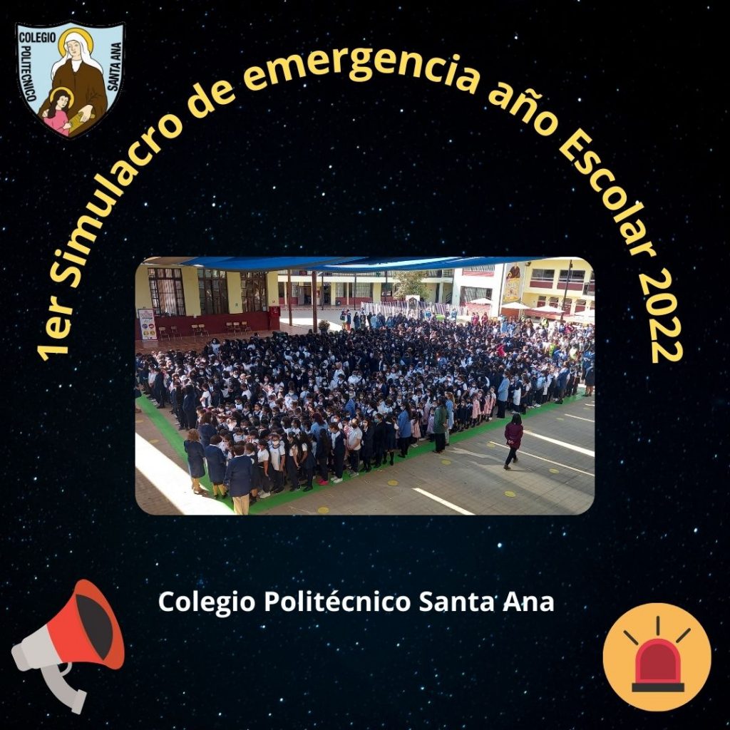 1er Simulacro de emergencia año escolar 2022