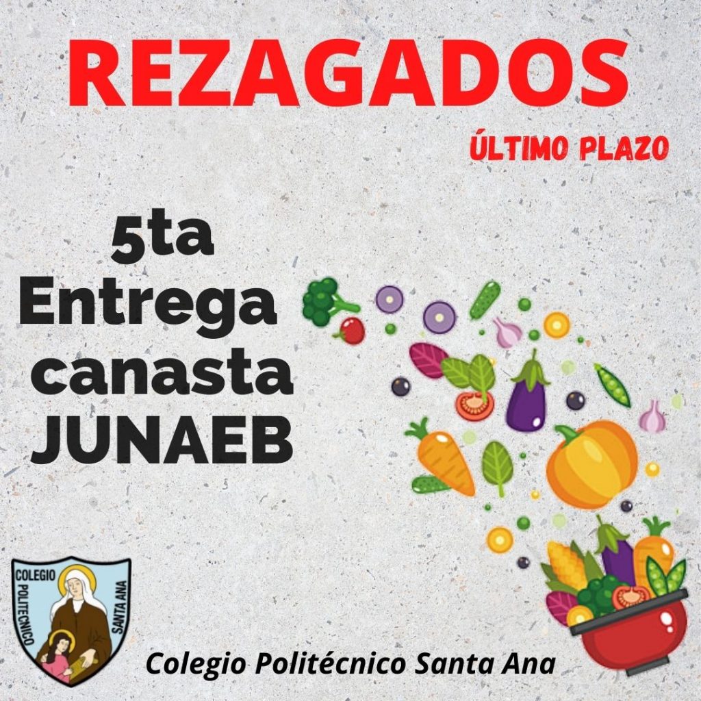 REZAGADOS 5ta entrega canasta JUNAEB