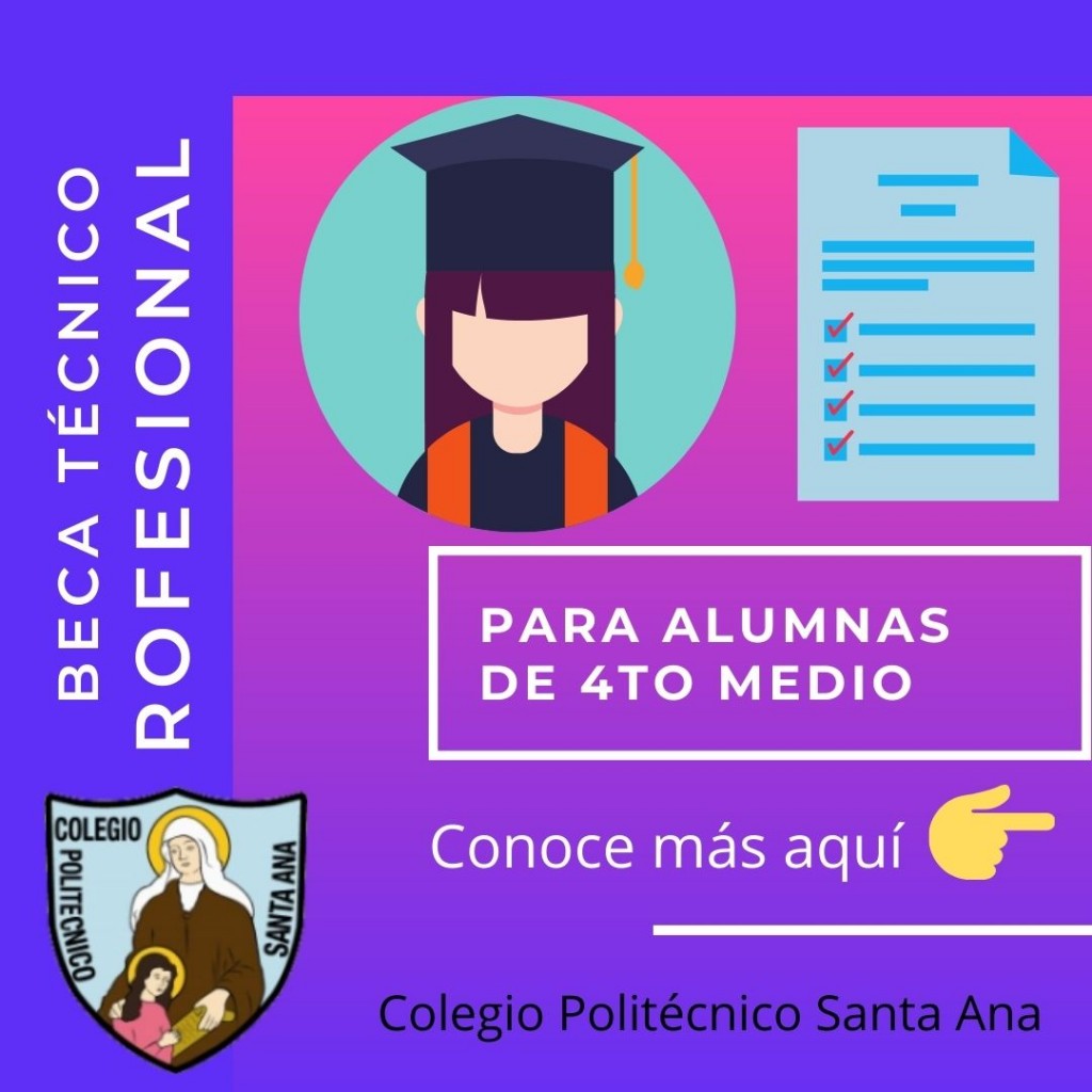 Beca Técnico Profesional - alumnas de 4to medio