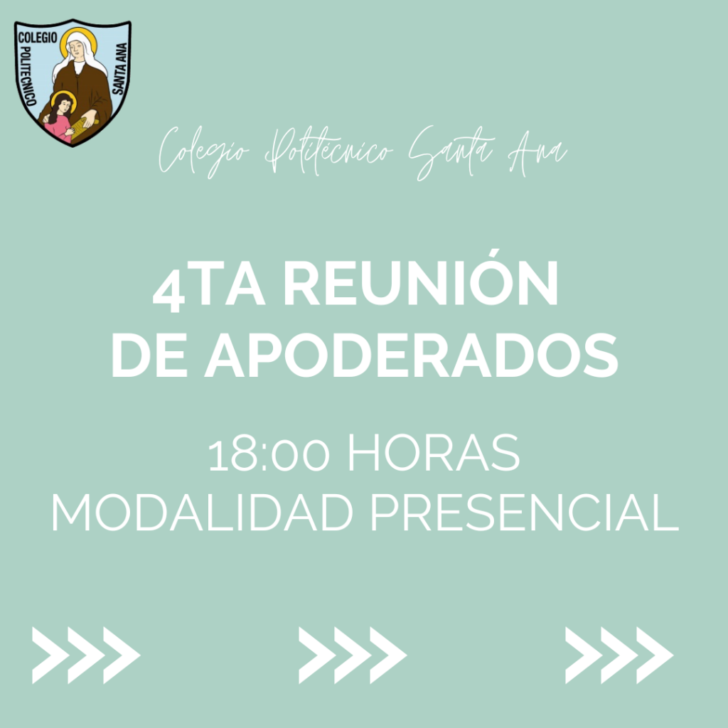 4ta Reunión de Apoderados