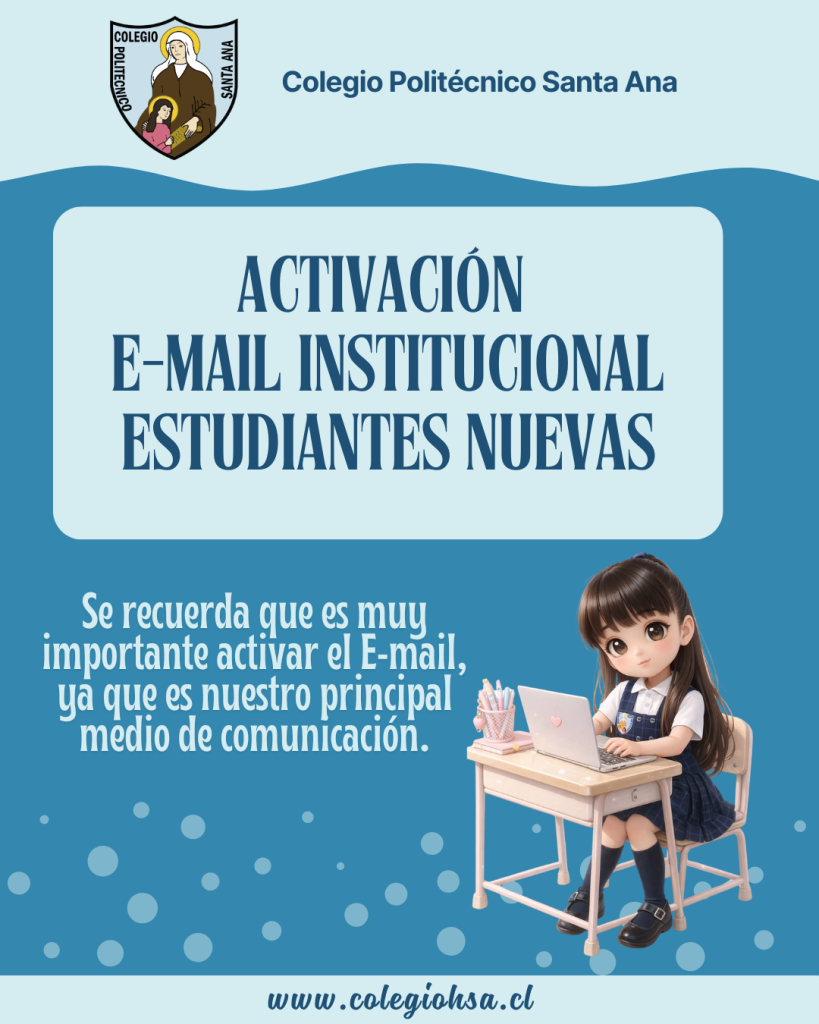 Tutorial de activación E-mail para estudiantes nuevas 2026