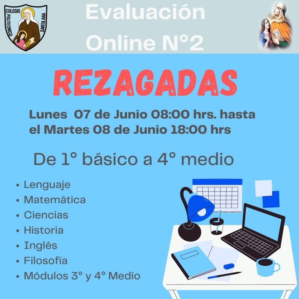 Rezagadas Evaluaciones Online N°2