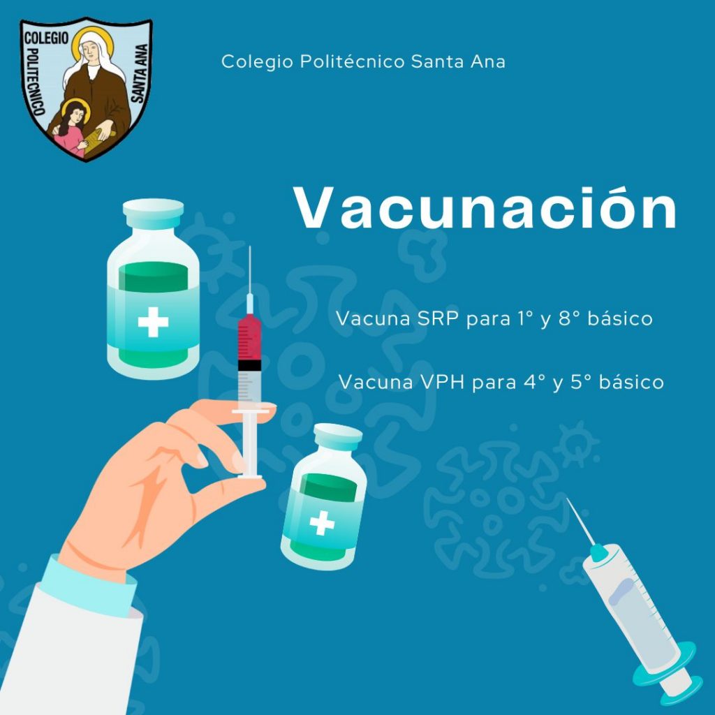 Proceso de Vacunación 2023 para 1° – 4° – 5° y 8° Básico