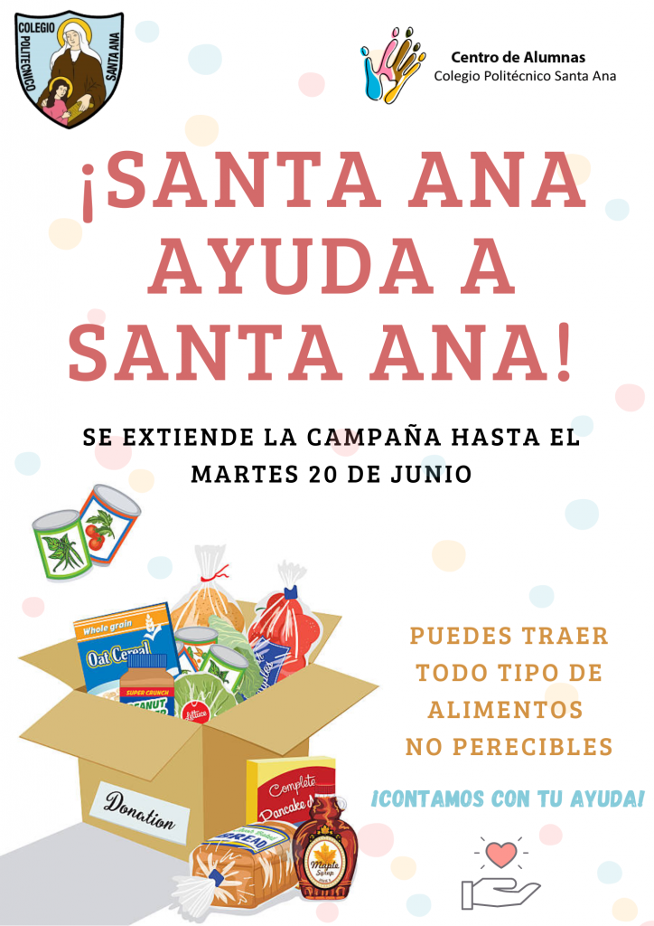 Campaña "SANTA ANA AYUDA A SANTA ANA"