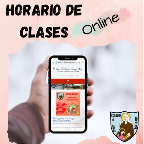 U.T.P Informa: Horario de clases online Kínder y 1ros Básicos