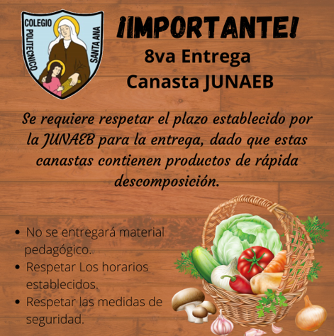 8va Entrega canasta JUNAEB