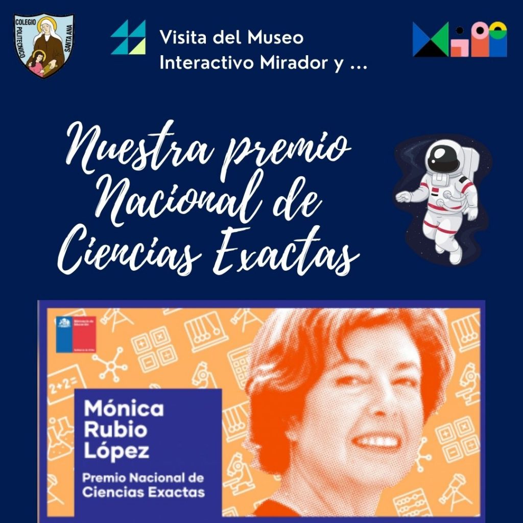 Jueves 21 de Octubre: Visita del Museo Interactivo Mirador y de nuestra Premio Nacional de Ciencias Exactas