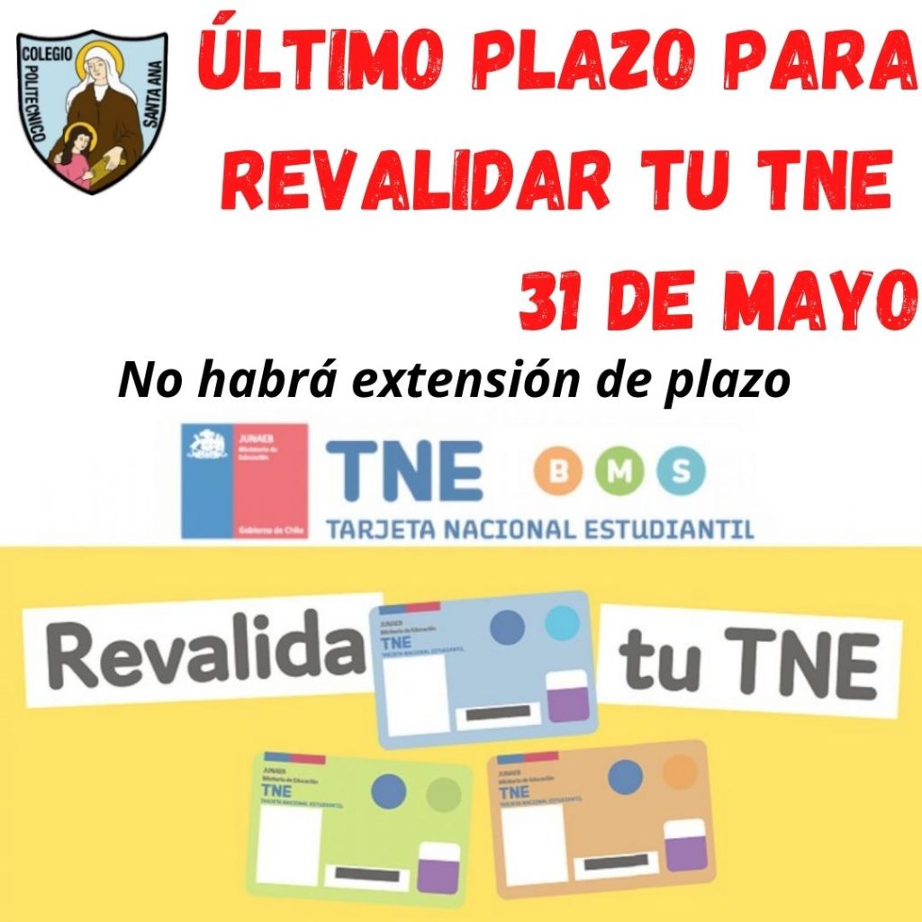 Último plazo para revalidar tu TNE