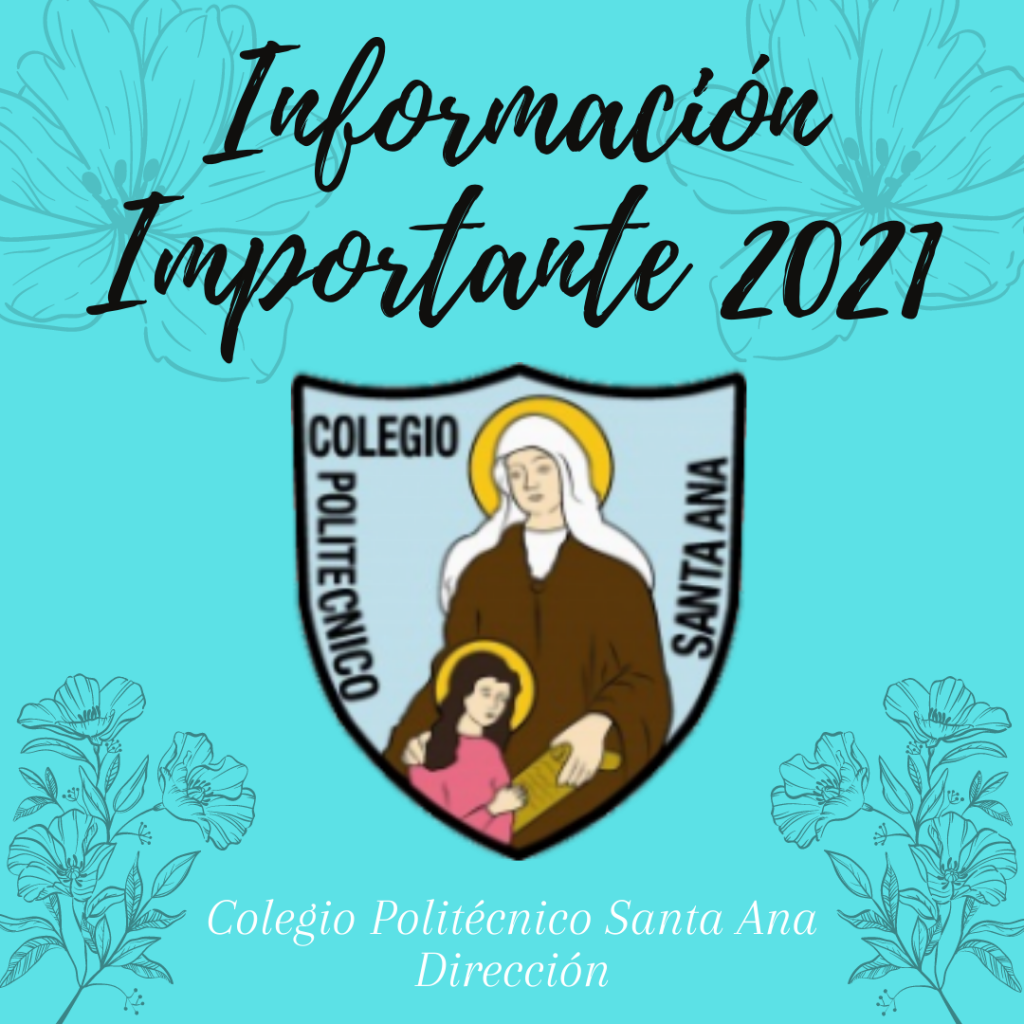 Información Importante: Plan de Funcionamiento año 2021