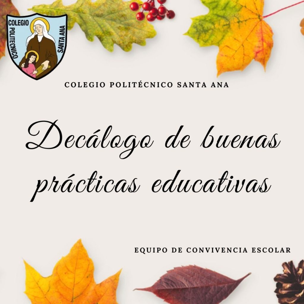 Boletín N°3 (C.E) Decálogo de buenas prácticas educativas
