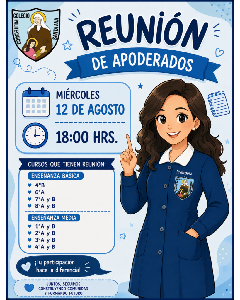 Reunión de Apoderados Miércoles 12 de agosto (Enseñanza Media)