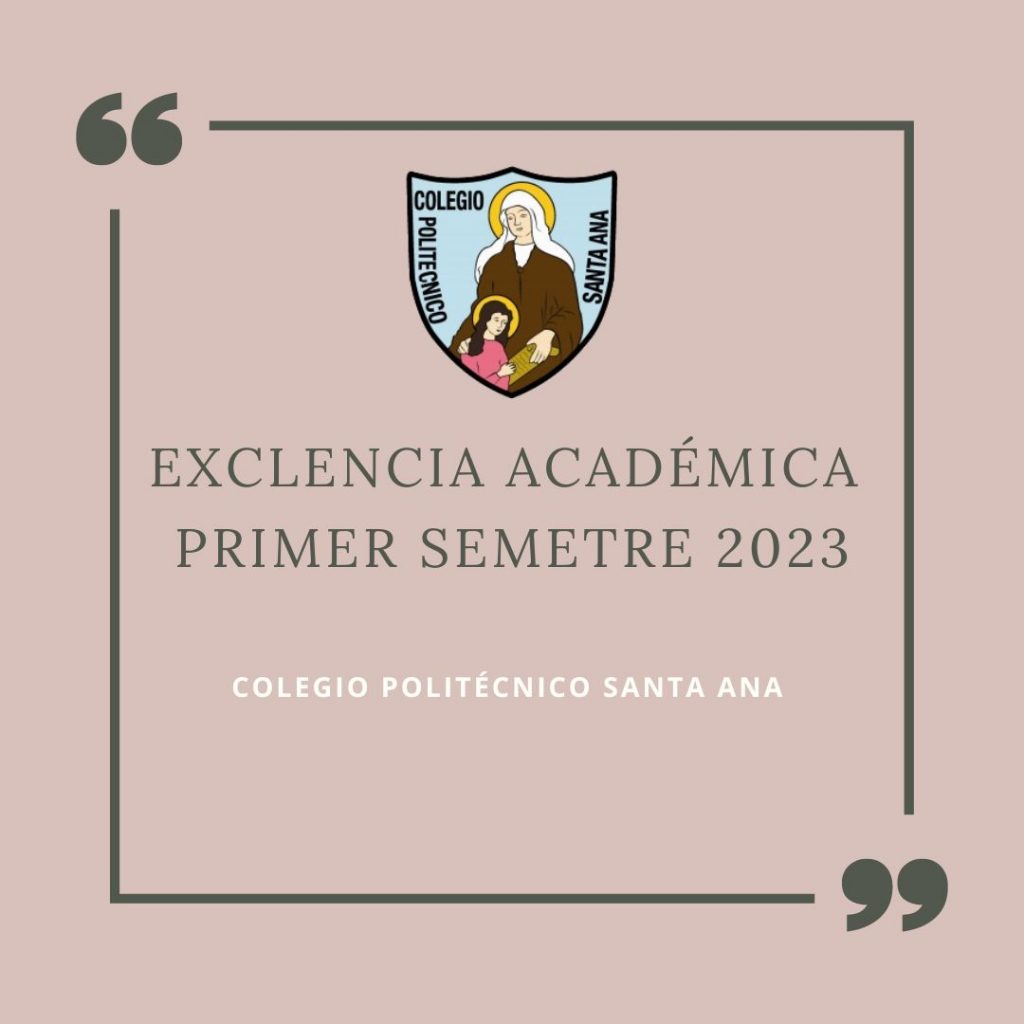 Excelencia Académica primer semestre 2023