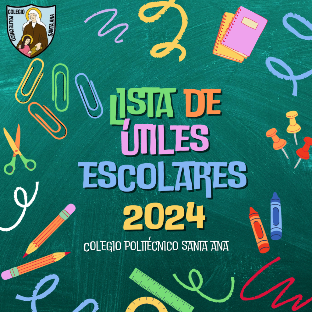 Lista de Útiles Escolares año 2024