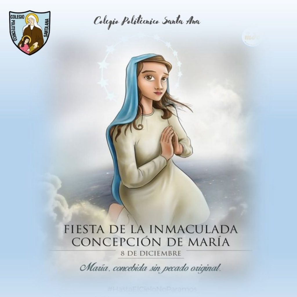 Celebremos la Solemnidad de la Inmaculada Concepción de Maria.