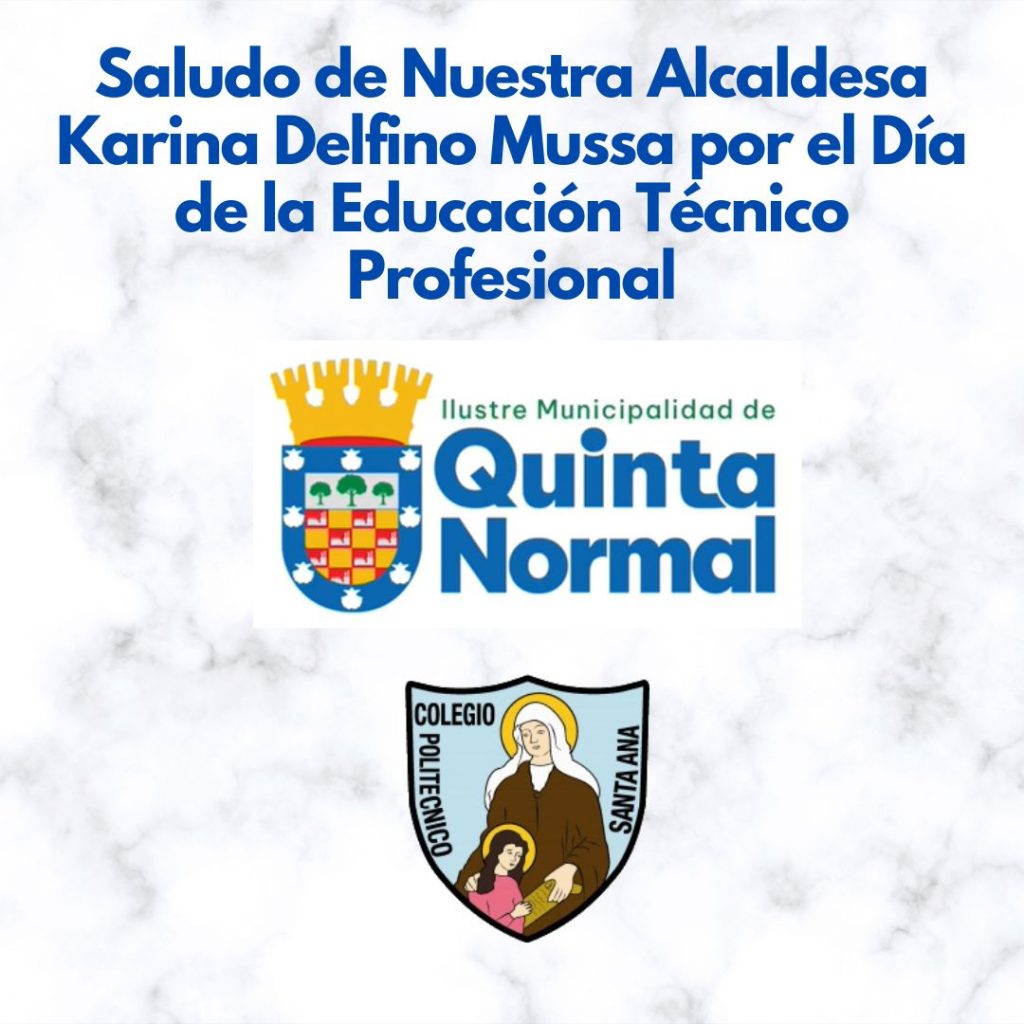 Saludo de nuestra Alcaldesa por el día de la Educación Técnico Profesional.