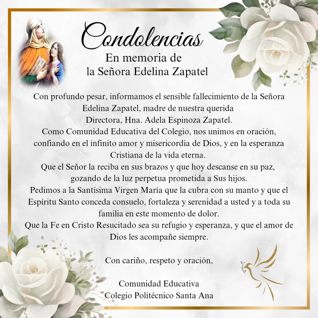 Condolencias