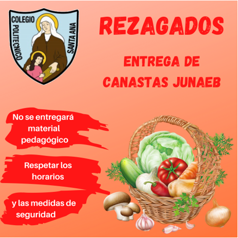 Rezagados - Entrega canastas JUNAEB