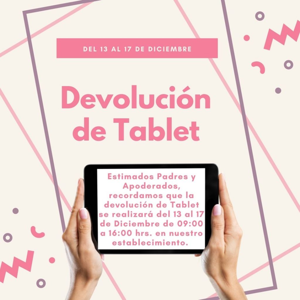 Devolución de Tablet