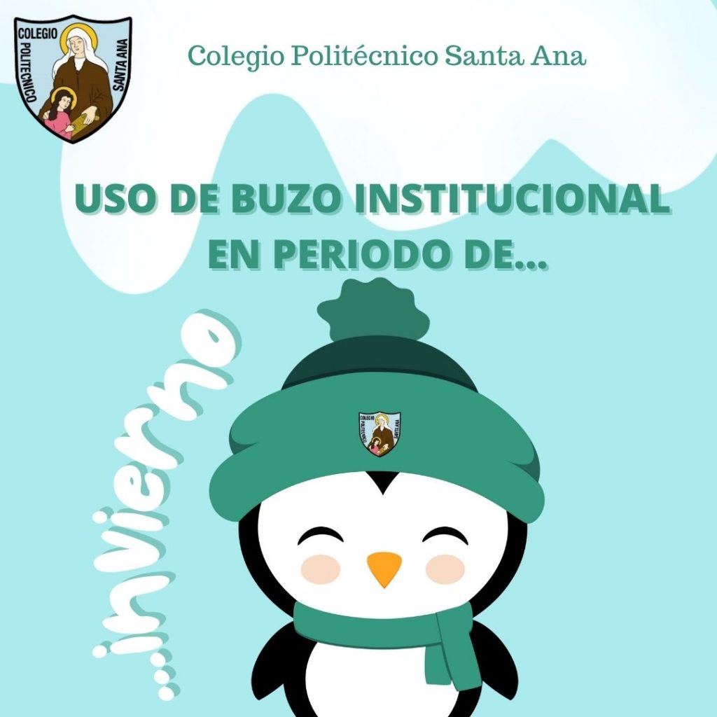 Uso de buzo institucional por periodo de invierno