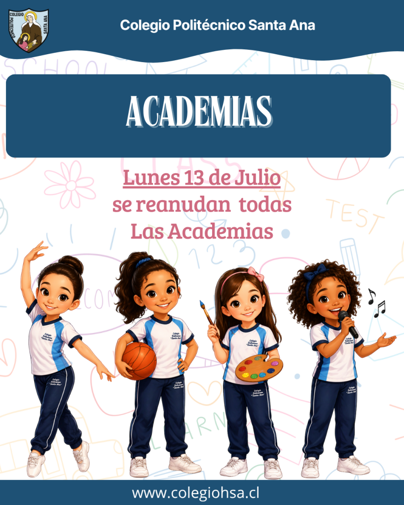 Reanudación de las Academias segundo semestre